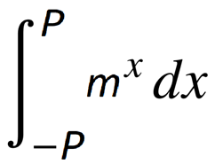 Integral values with Superscripts