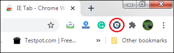 internet explorer tab icon