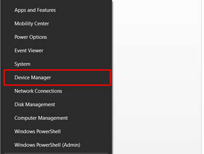 launch Device Manager