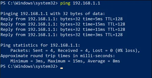 local IP address