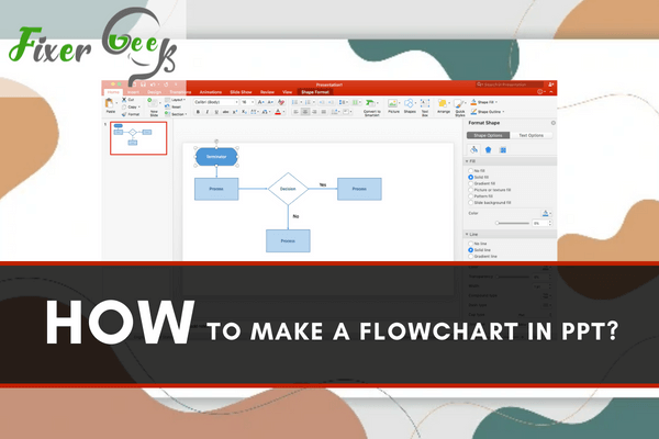 Make a Flowchart in PPT