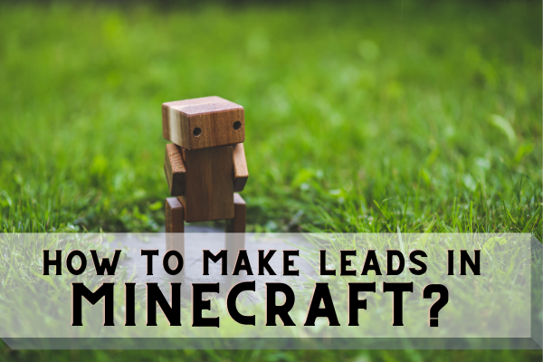 make leads in Minecraft