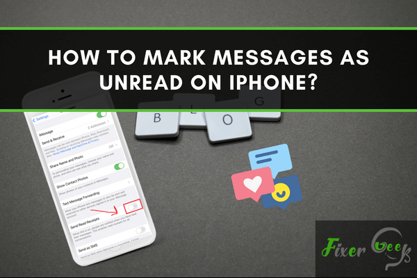 mark messages as unread on iPhone