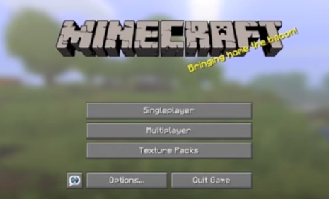 Minecraft Game page