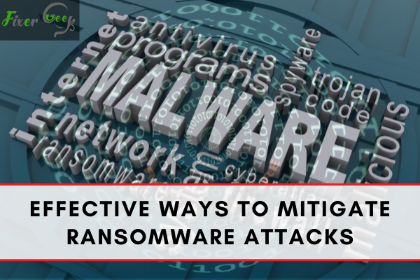 Mitigate Ransomware Attacks