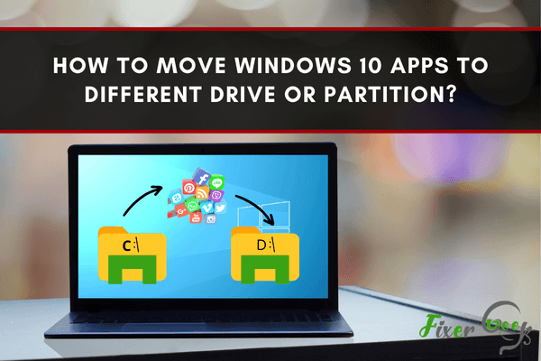 Move Windows 10 Apps