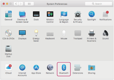 the System Preferences option