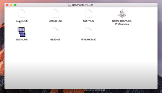 open DeSmuME for Mac