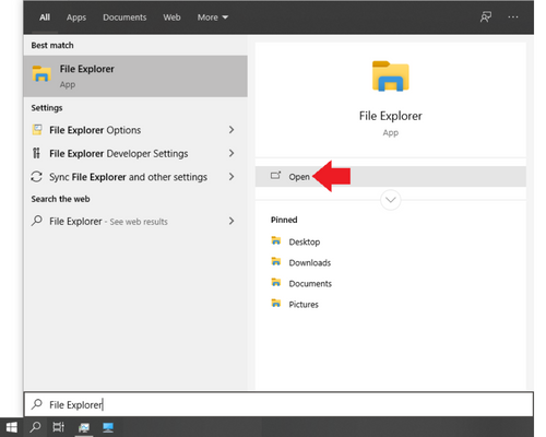 Open File Explorer