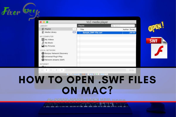 Open .swf files on Mac