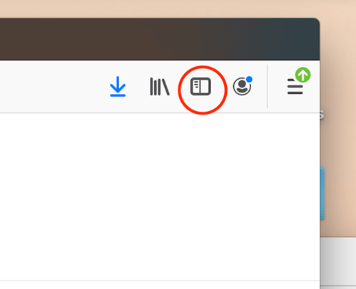 Opening the Bookmark Bar