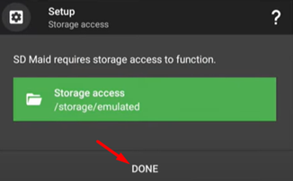 Option in Storage Access