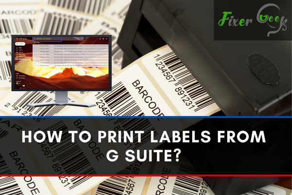 Print labels from G Suite
