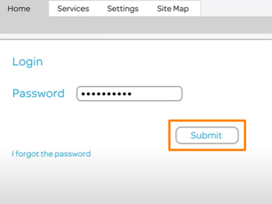 Put the Password and Select Submit