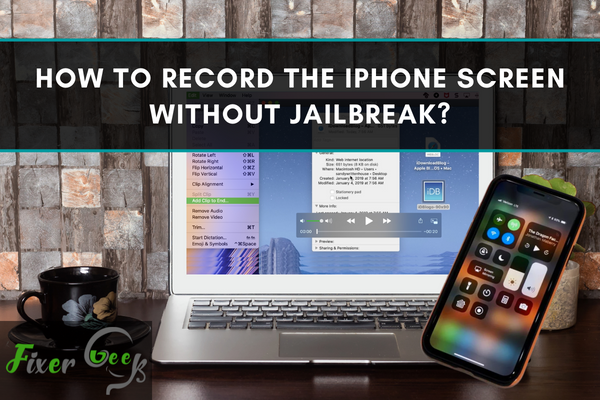 Record the iPhone screen without jailbreak