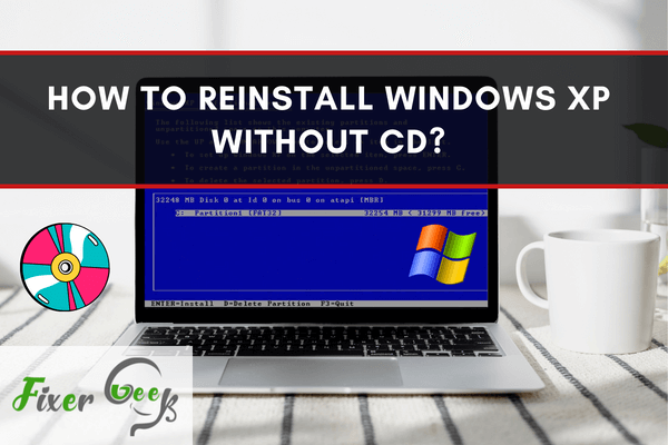 Reinstall Windows XP without