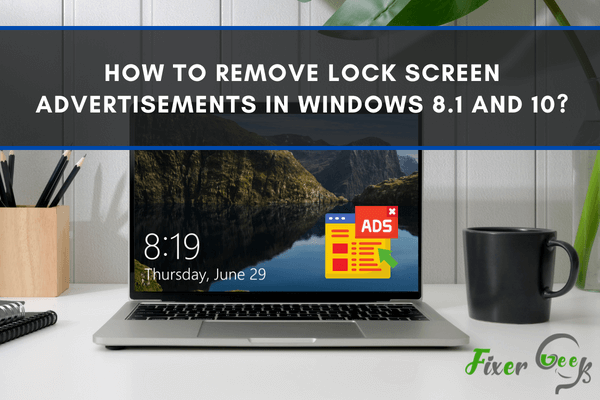 Remove lock screen advertisements 