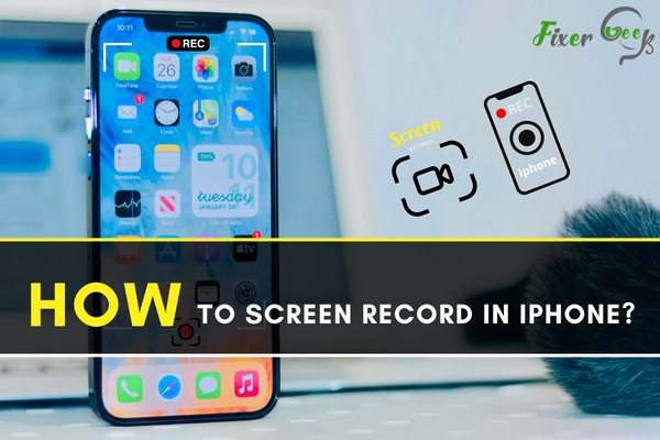 screen record in iPhone