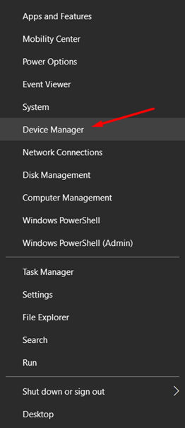 Access the Device Manager