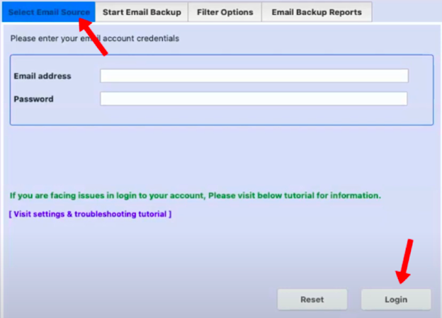 Select Email Source