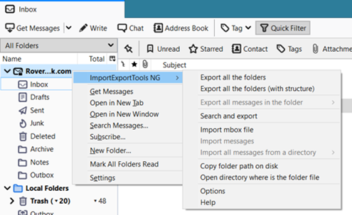 Select Import Export Tools NG