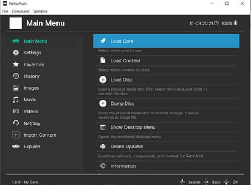 select Load Core