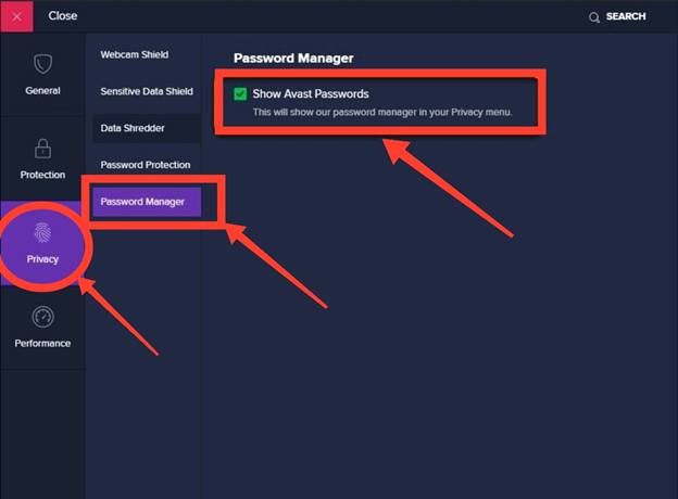 Select Privacy Password Manager