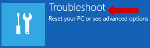 Select Troubleshoot