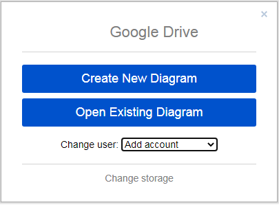 Select a cloud storage drive
