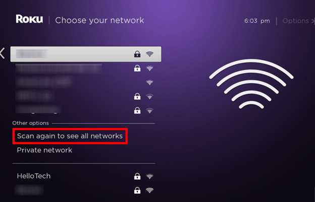 select the hotspot connection