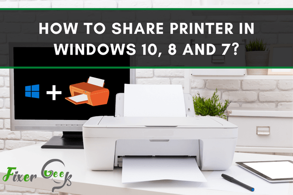 Share printer in Windows