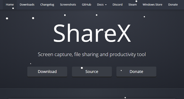 Share X and download the program