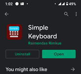 Simple Keyboard app