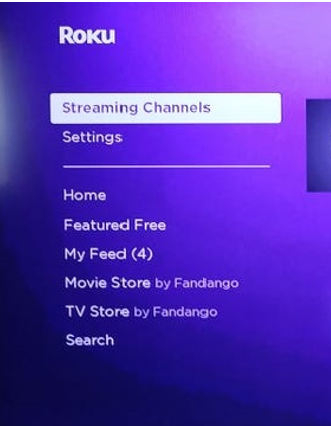 Streaming Channels section