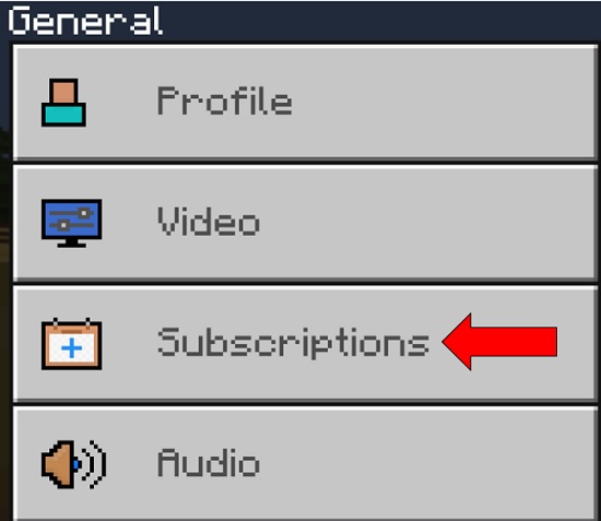 Find the subscriptions