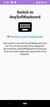 Switch active keyboards