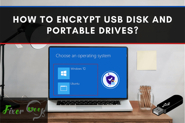 the Encrypt USB Disk and Portable Drives