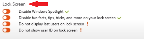 the Lock Screen