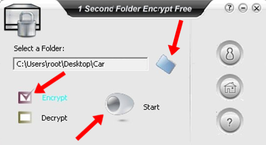 tick Encrypt and switch on Start