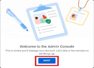 Admin console