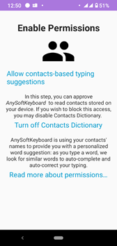 Turn off Contact Dictionary