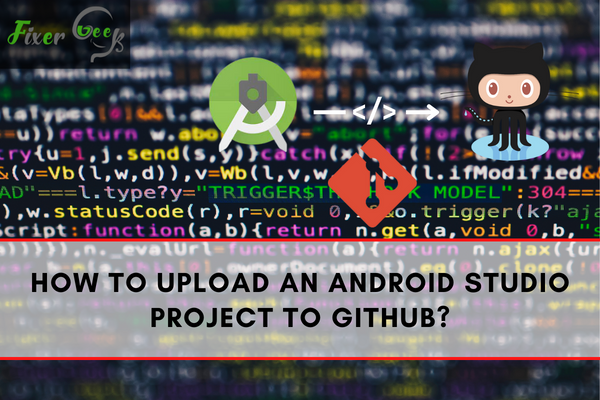 Upload an Android studio project to GitHub