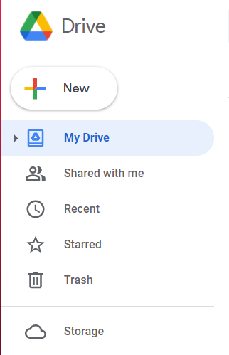 upload filed on Google Drive