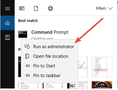 use the Command Prompt
