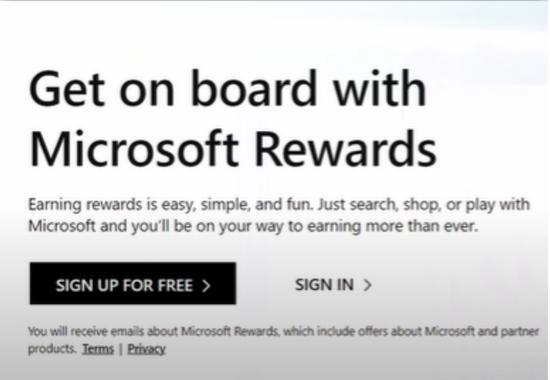 Via Microsoft Rewards