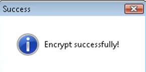 Wait for the encryption process