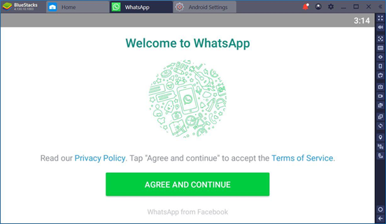 WhatsApp icon on your computer