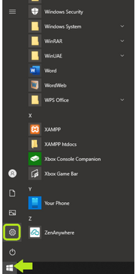 Windows logo Start button