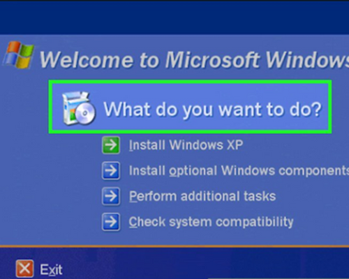 Windows XP operating