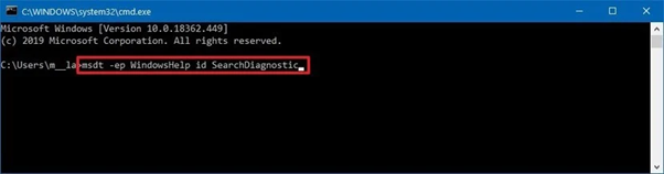 WindowsHelp id SearchDiagnostic